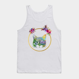 Peeking cat Tank Top